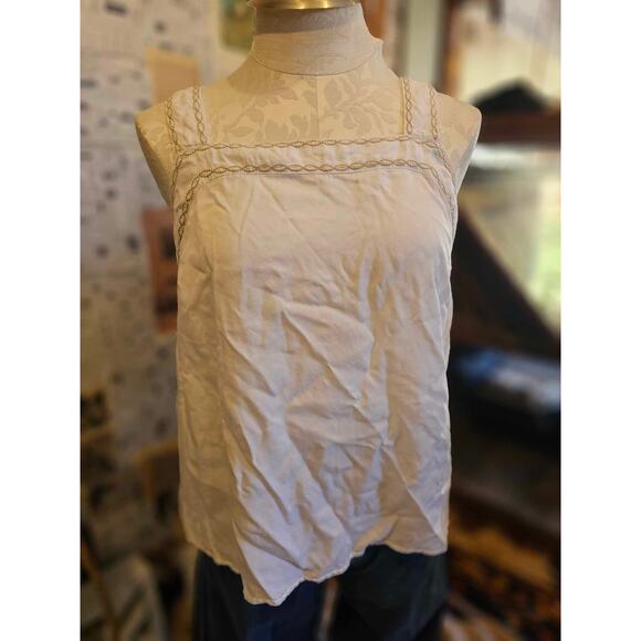 Eddie Bauer White Tank Top Size Medium - Picture 1 of 5